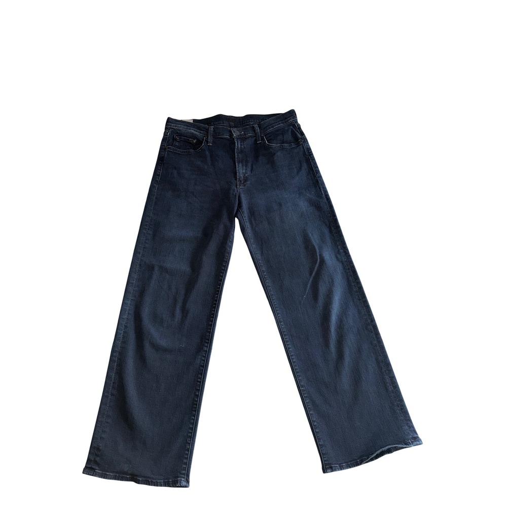 987. MOTHER Women's Dark Denim Jeans Size 32 Stylish Casual Stretch Pants